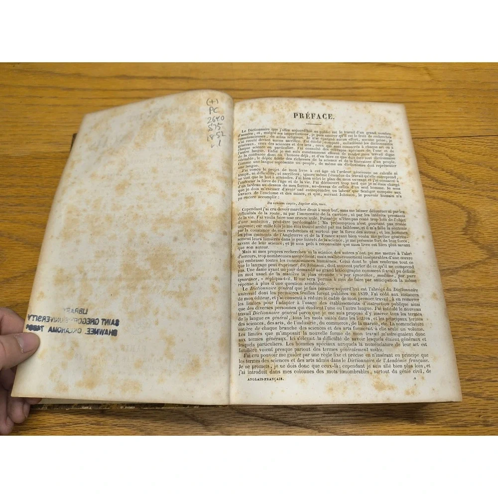 DICTIONNAIRE GENERAL ANGLAIS-FRANCAIS‎ NOUVELLEMENT REDIGE PAR A. SPIERS 1852